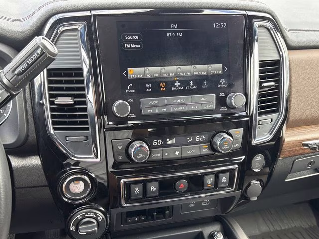 2023 Pearl White Nissan Titan Platinum Reserve 4X4 Truck