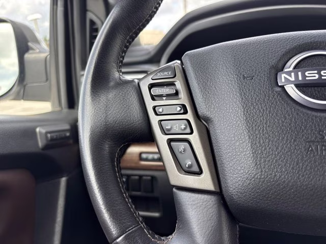 2023 Pearl White Nissan Titan Platinum Reserve 4X4 Truck
