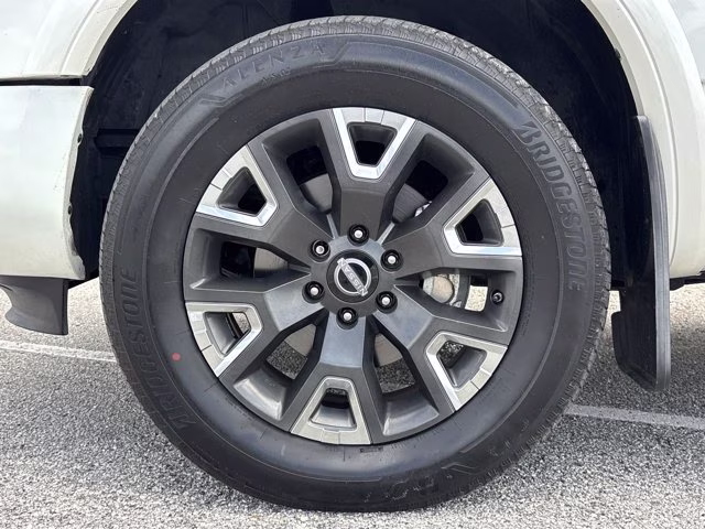2023 Pearl White Nissan Titan Platinum Reserve 4X4 Truck