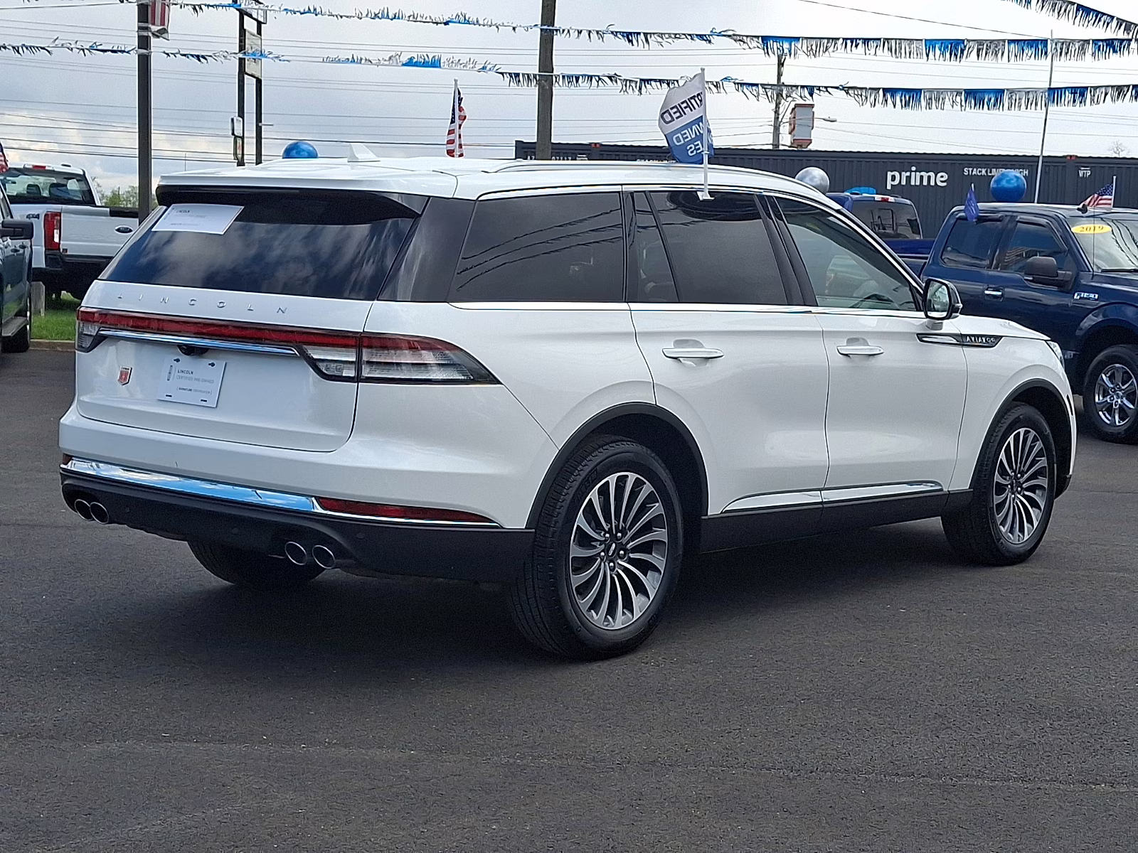 2022 Pristine White Metallic Tri-Coat - AZ Lincoln Aviator Standard AWD