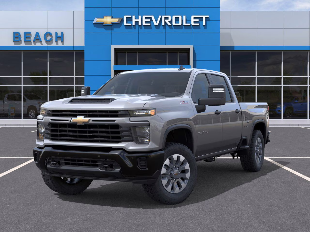 2026 Sterling Gray Metallic Chevrolet Silverado 2500 HD Custom 4X4 Truck
