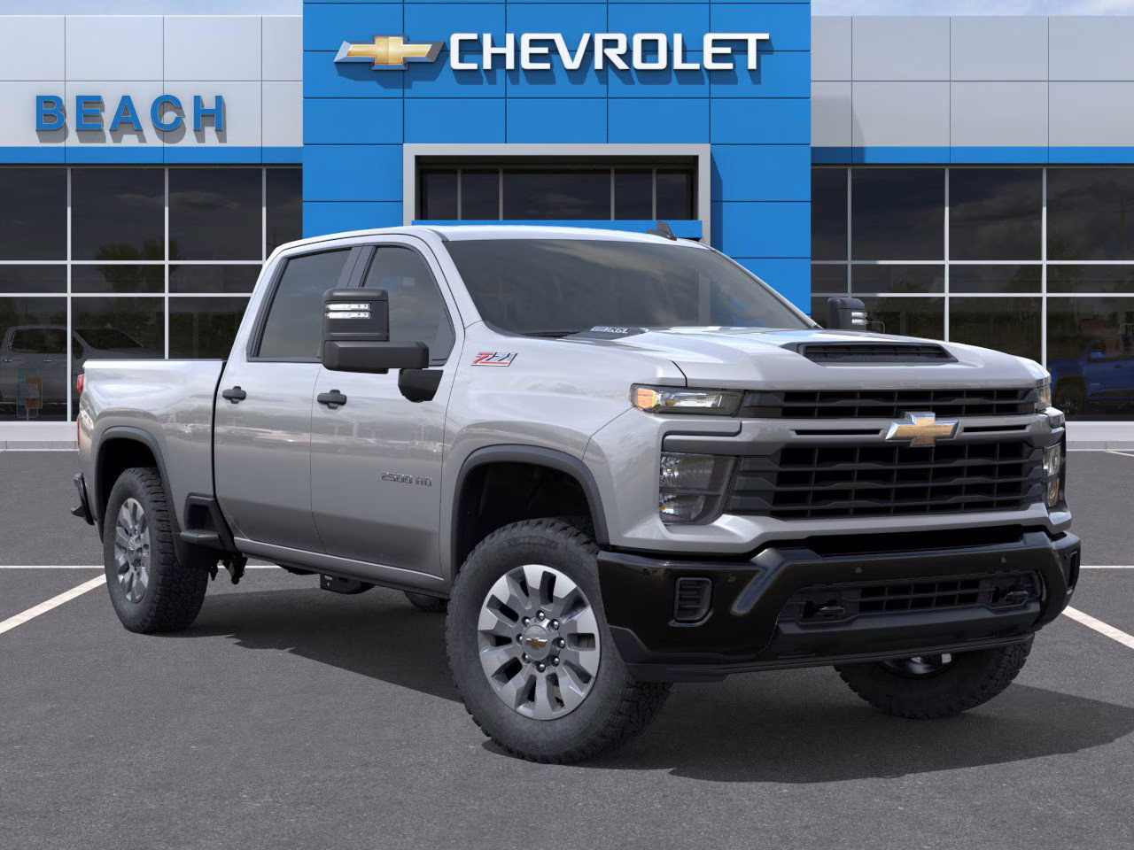 2026 Sterling Gray Metallic Chevrolet Silverado 2500 HD Custom 4X4 Truck
