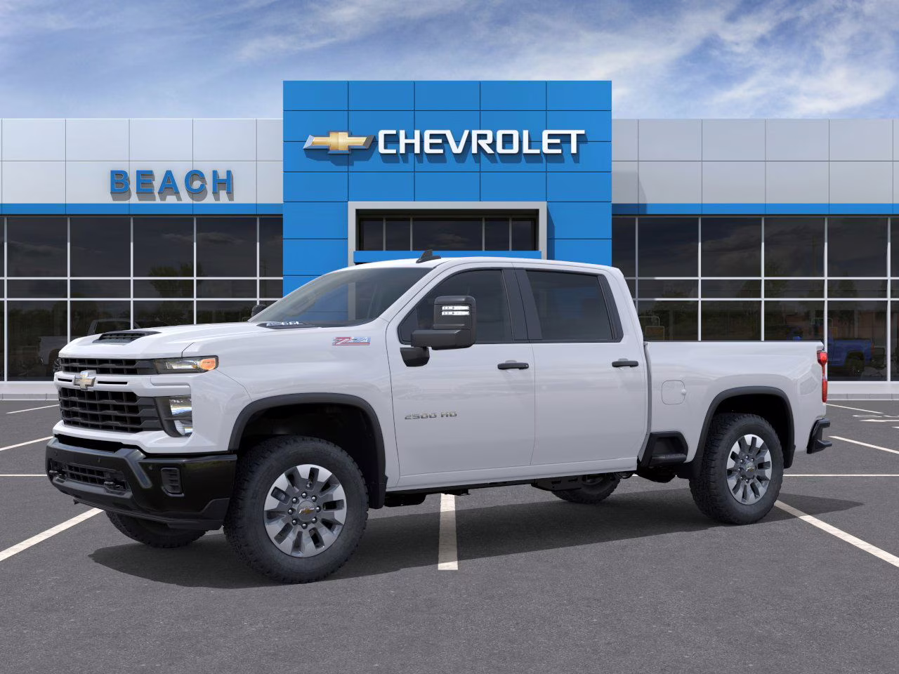 2026 Summit White Chevrolet Silverado 2500 HD Custom 4X4 Truck