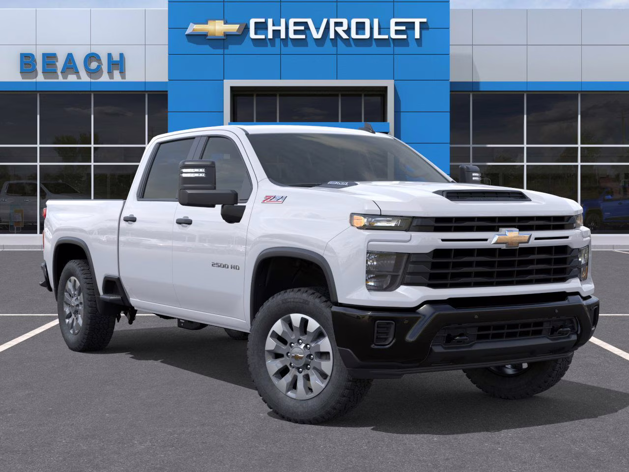 2026 Summit White Chevrolet Silverado 2500 HD Custom 4X4 Truck