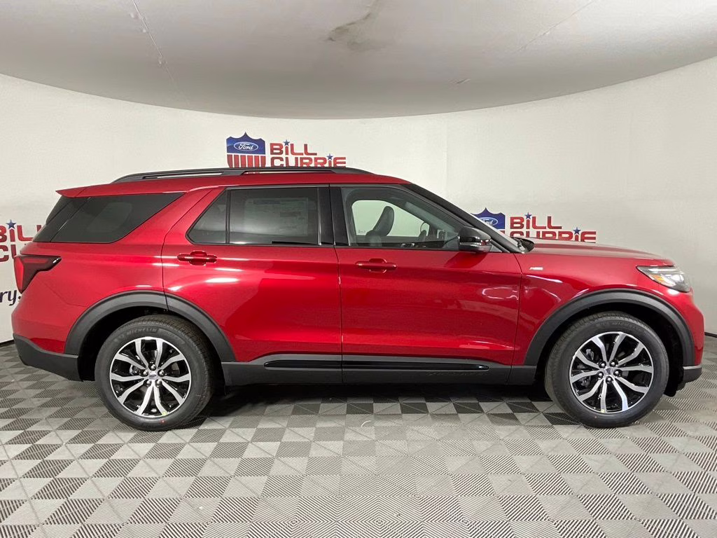 2026 Red Metallic Ford Explorer ST-Line RWD SUV