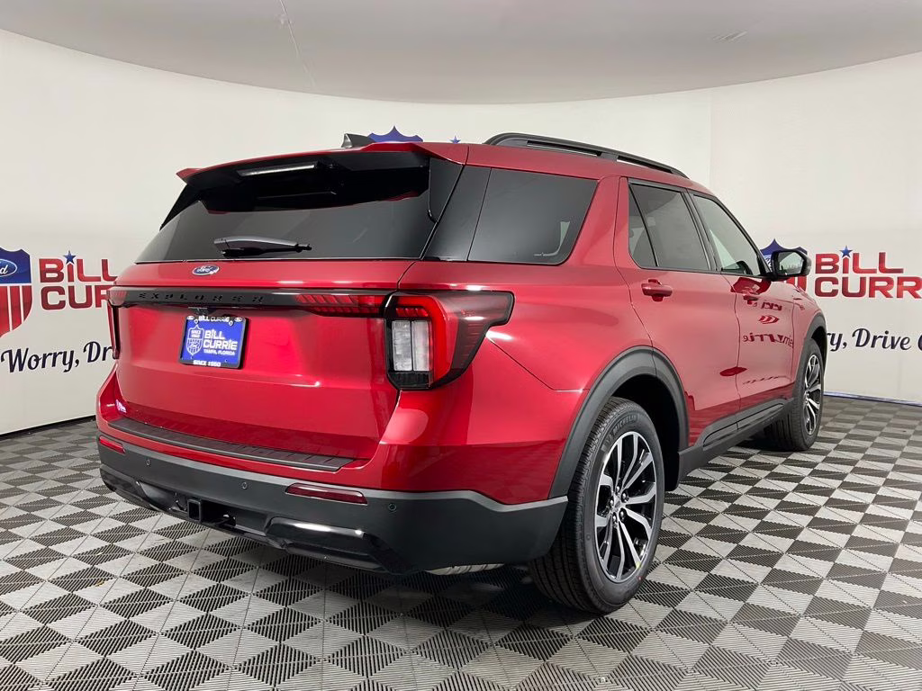 2026 Red Metallic Ford Explorer ST-Line RWD SUV
