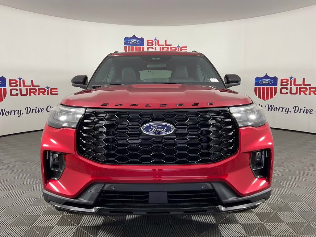 2026 Red Metallic Ford Explorer ST-Line RWD SUV