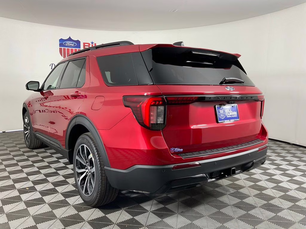 2026 Red Metallic Ford Explorer ST-Line RWD SUV