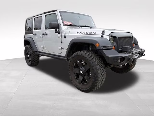 2012 Bright Silver Metallic Clearcoat Jeep Wrangler Unlimited Rubicon 4X4 SUV