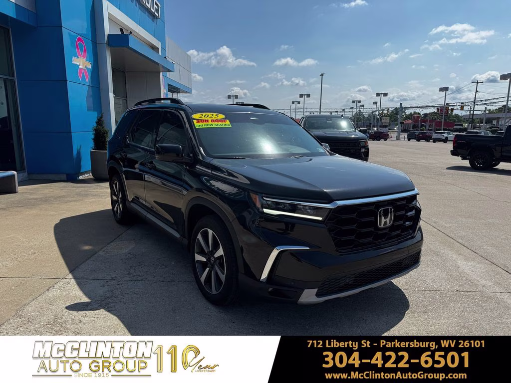 2025 Black Honda Pilot Touring AWD SUV