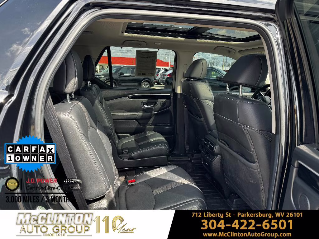 2025 Crystal Black Pearl Honda Pilot Touring AWD SUV
