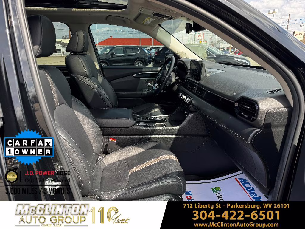 2025 Crystal Black Pearl Honda Pilot Touring AWD SUV