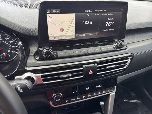 2021 Dark Ocean Blue/White Roof Kia Seltos SX AWD SUV