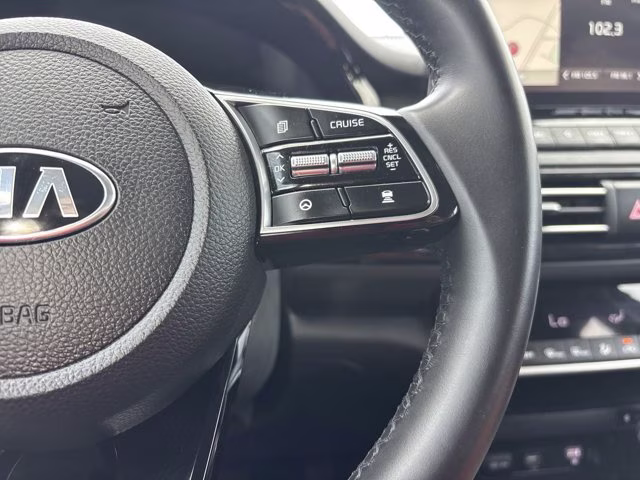 2021 Dark Ocean Blue/White Roof Kia Seltos SX AWD SUV
