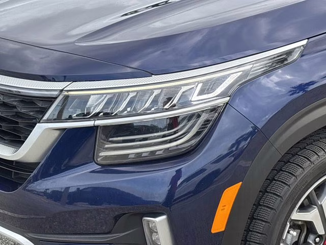 2021 Dark Ocean Blue/White Roof Kia Seltos SX AWD SUV