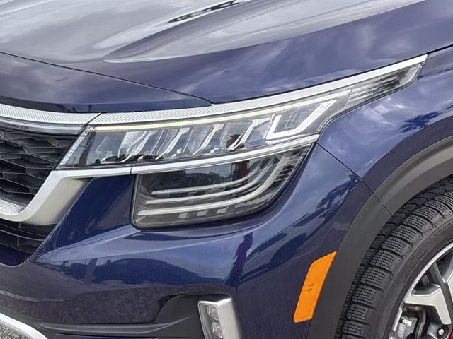 2021 Dark Ocean Blue/White Roof Kia Seltos SX AWD SUV