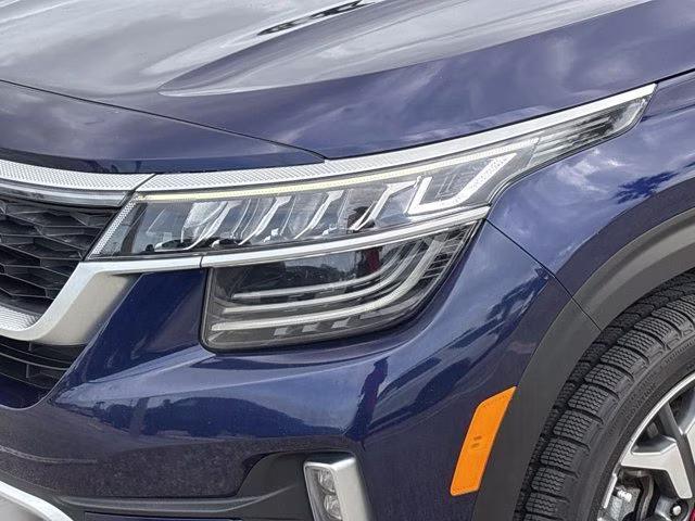 2021 Dark Ocean Blue/White Roof Kia Seltos SX AWD SUV
