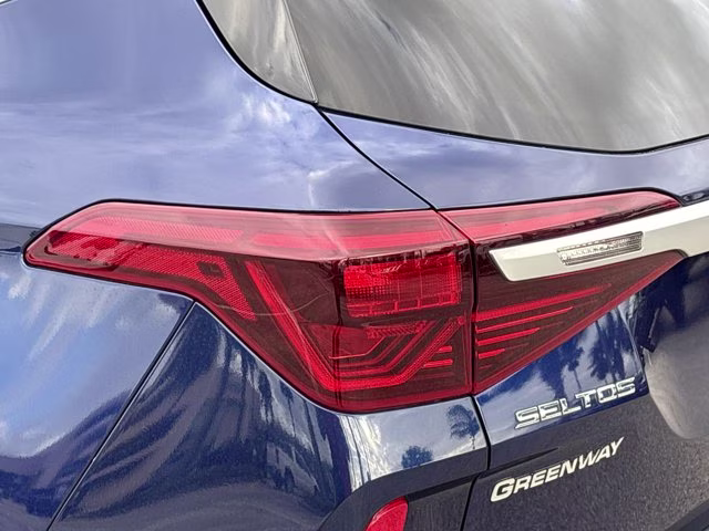 2021 Dark Ocean Blue/White Roof Kia Seltos SX AWD SUV