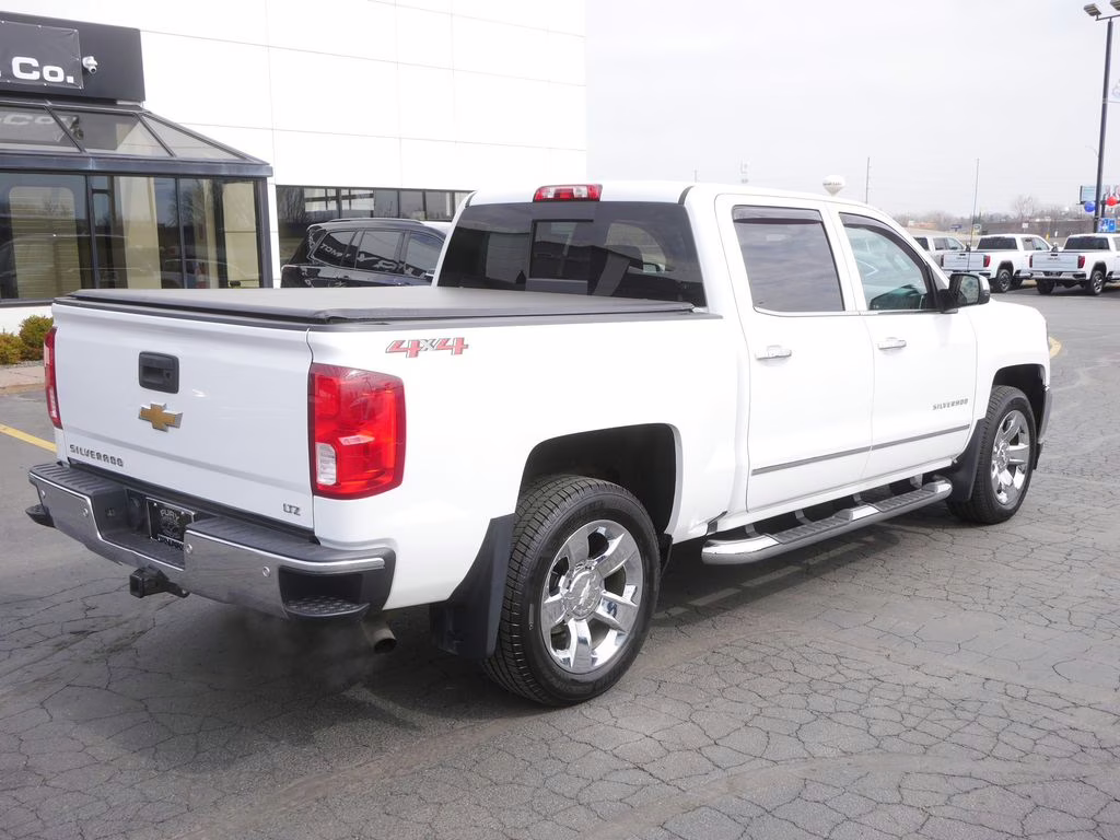 2018 Summit White Chevrolet Silverado 1500 LTZ 4X4 Truck
