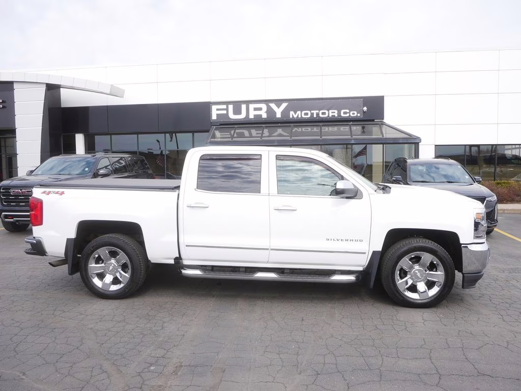 2018 Summit White Chevrolet Silverado 1500 LTZ 4X4 Truck