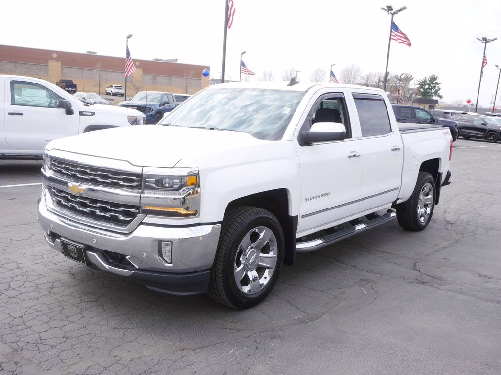 2018 Summit White Chevrolet Silverado 1500 LTZ 4X4 Truck