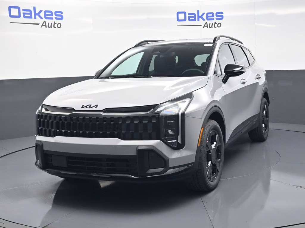 2026 Wolf Gray Kia Sportage Hybrid X-Line AWD SUV
