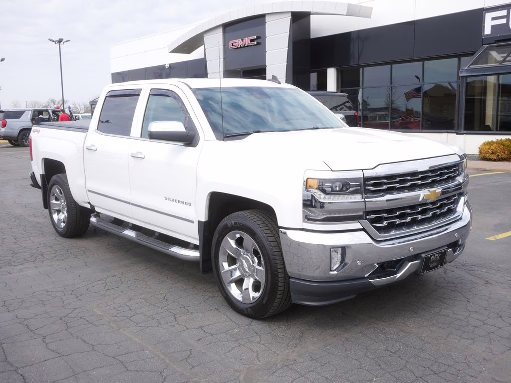 2018 Summit White Chevrolet Silverado 1500 LTZ 4X4 Truck