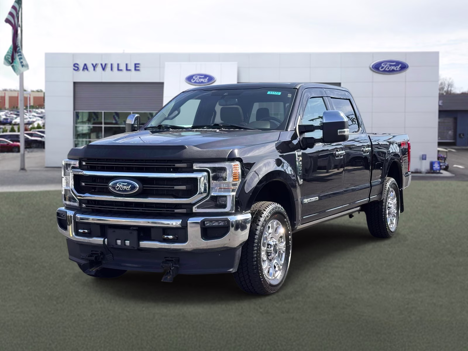 2022 Agate Black Metallic Ford Super Duty F-250 SRW King Ranch 4WD Crew Cab 6.75' Box 4X4 Truck