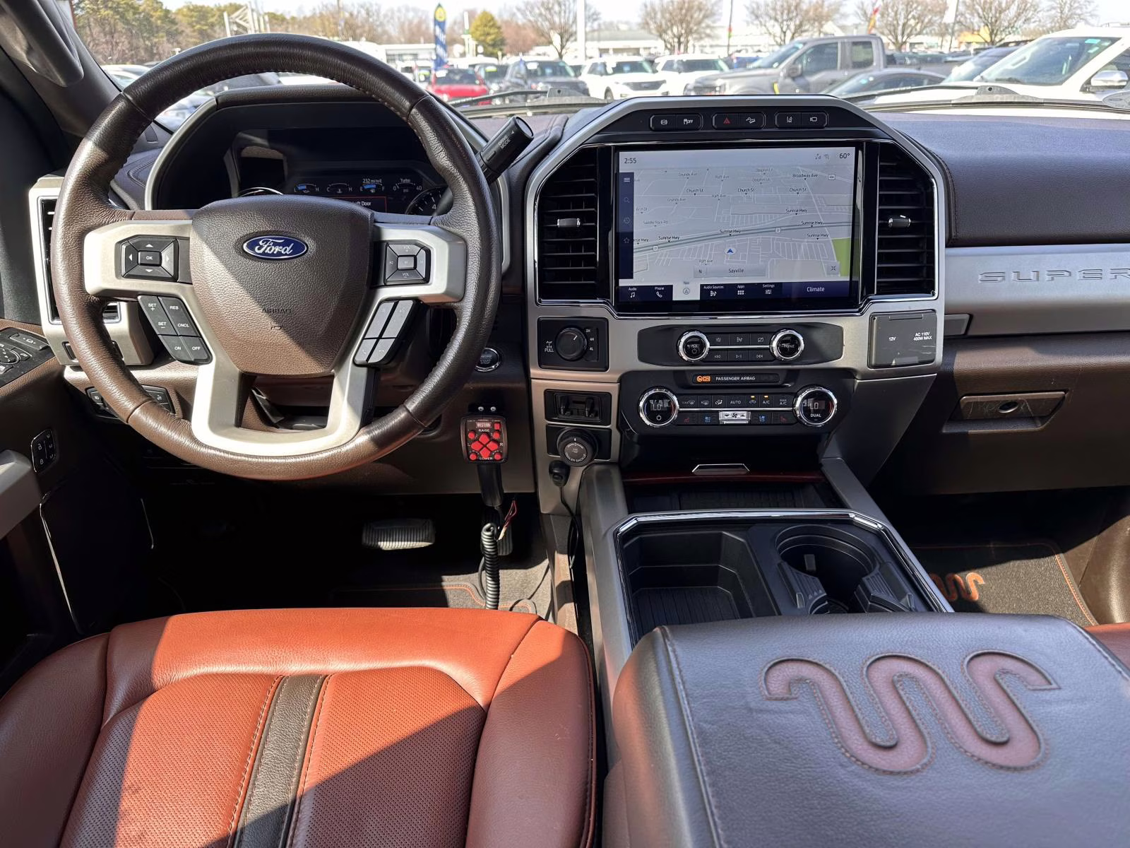 2022 Agate Black Metallic Ford Super Duty F-250 SRW King Ranch 4WD Crew Cab 6.75' Box 4X4 Truck