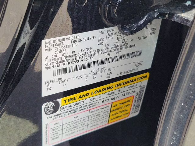 2024 Black Metallic Ford Expedition Max Limited RWD SUV