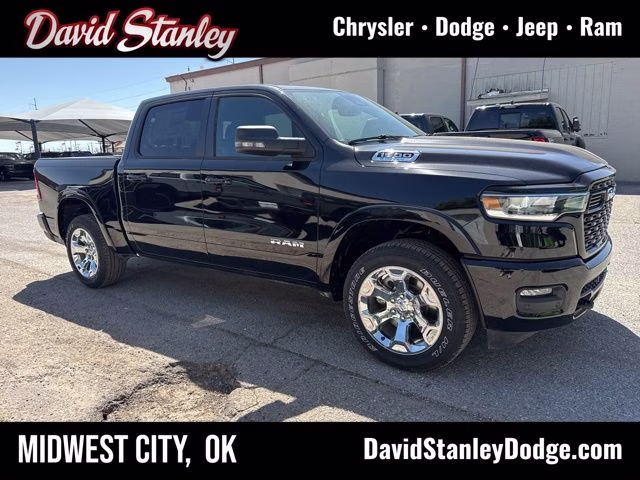 2026 Diamond Black Crystal Pearlcoat Ram 1500 Big Horn/Lone Star 4X4 Truck