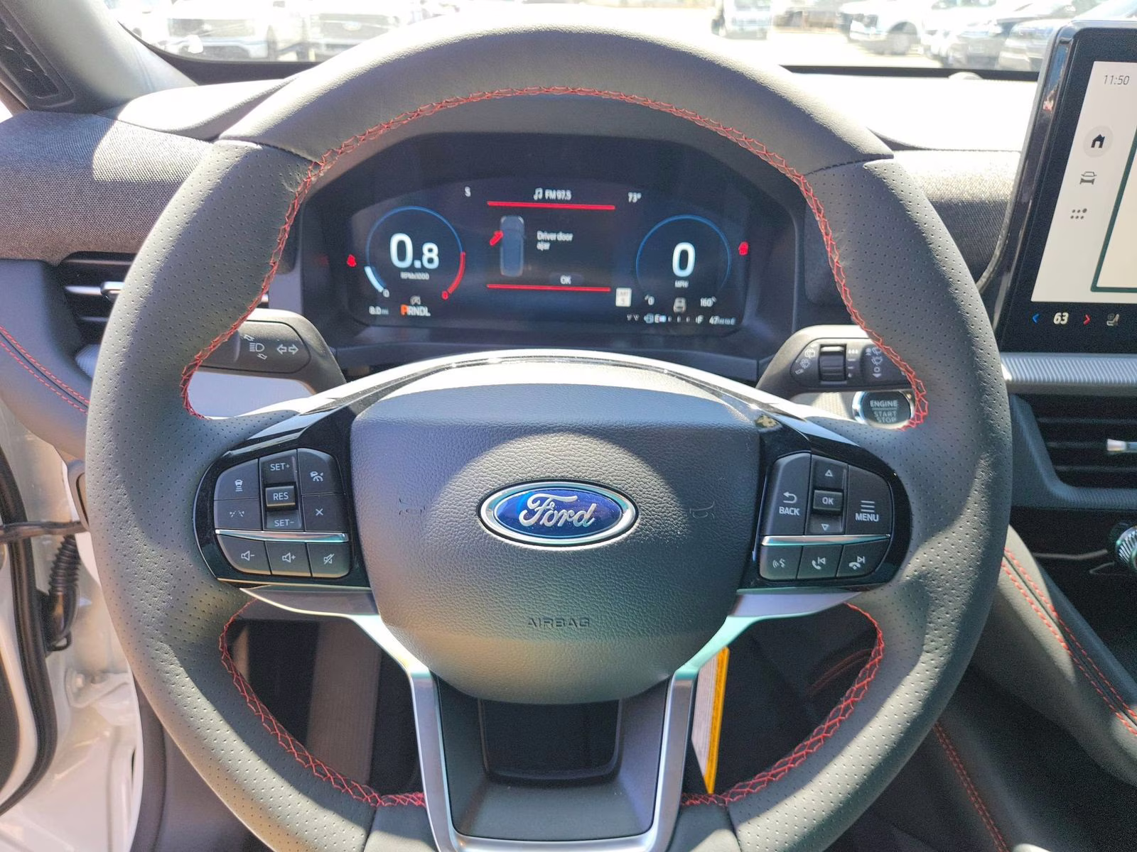 2026 White Ford Explorer ST-Line RWD SUV