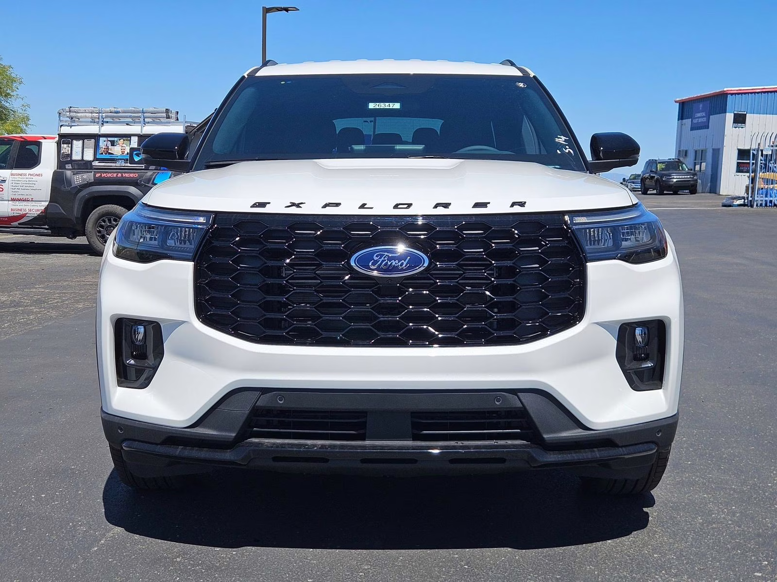 2026 White Ford Explorer ST-Line RWD SUV