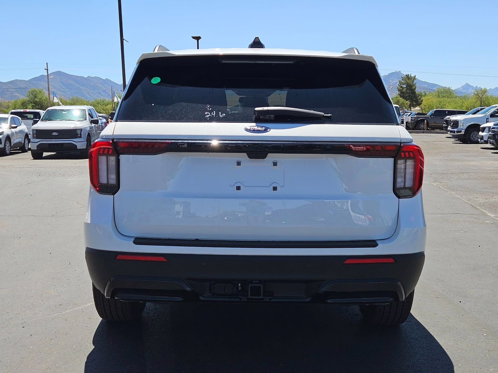 2026 White Ford Explorer ST-Line RWD SUV