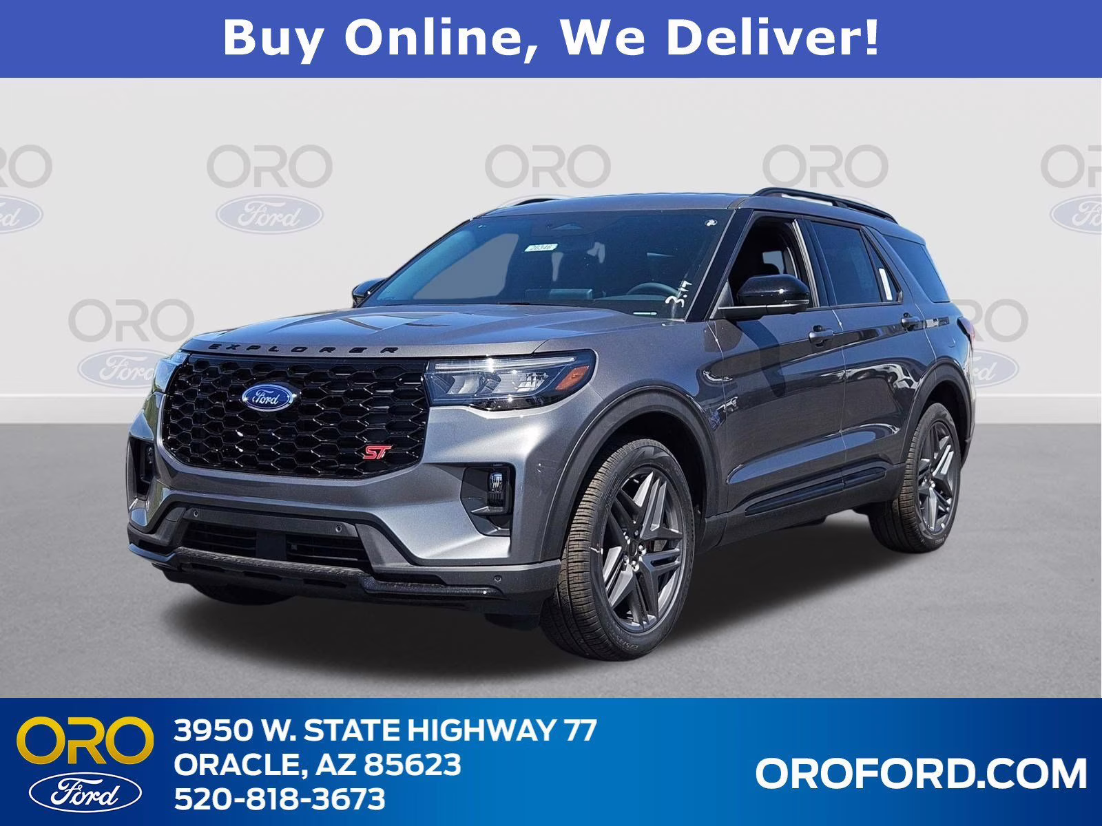 2026 Gray Ford Explorer ST 4X4 SUV