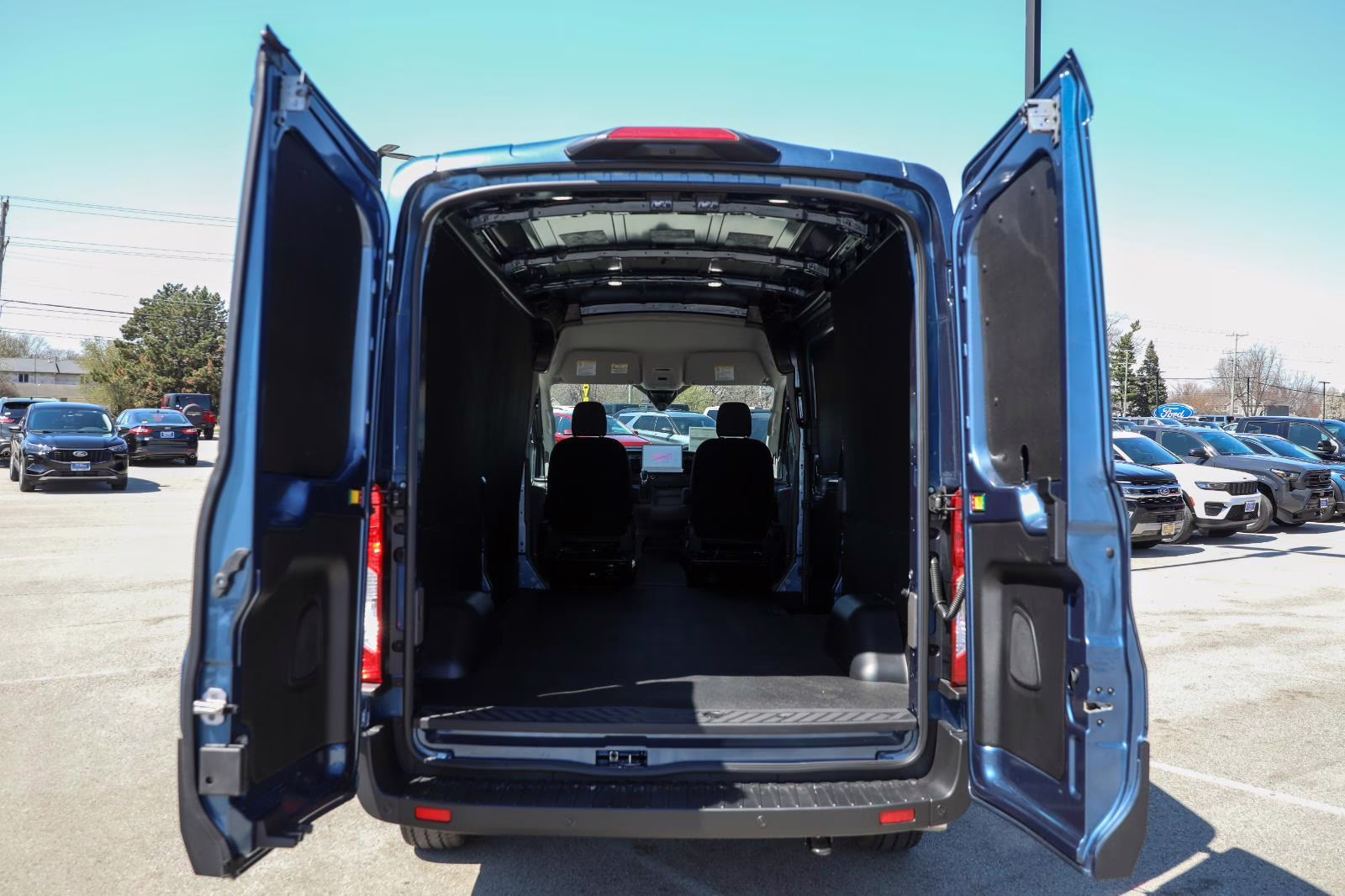 2026 Blue Metallic Ford Transit Cargo Van Base RWD Van