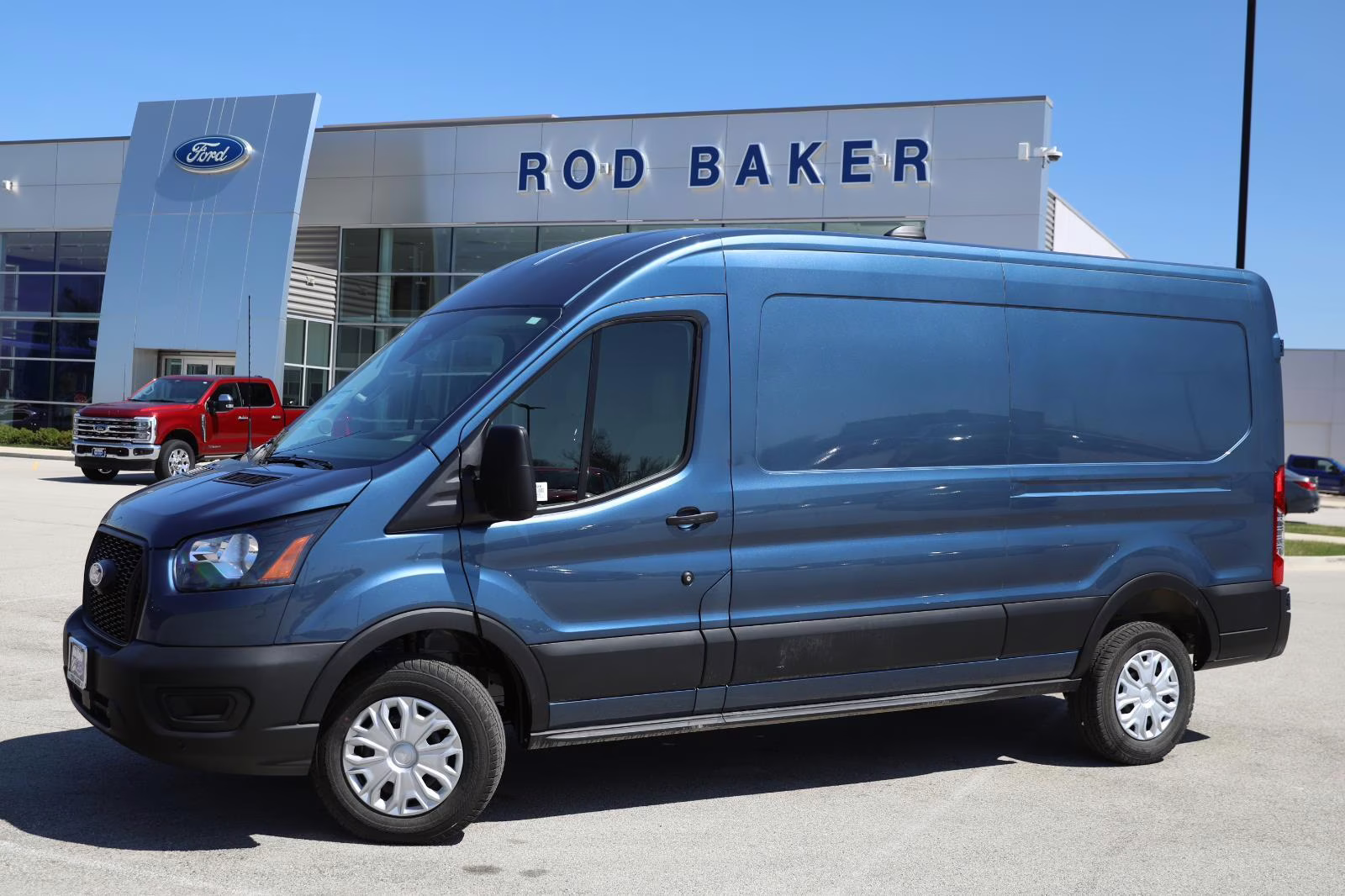 2026 Blue Metallic Ford Transit Cargo Van Base RWD Van