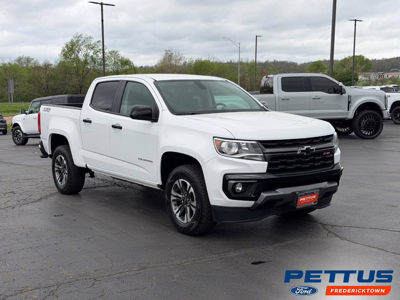 2021 Summit White Chevrolet Colorado Z71 4X4 Truck