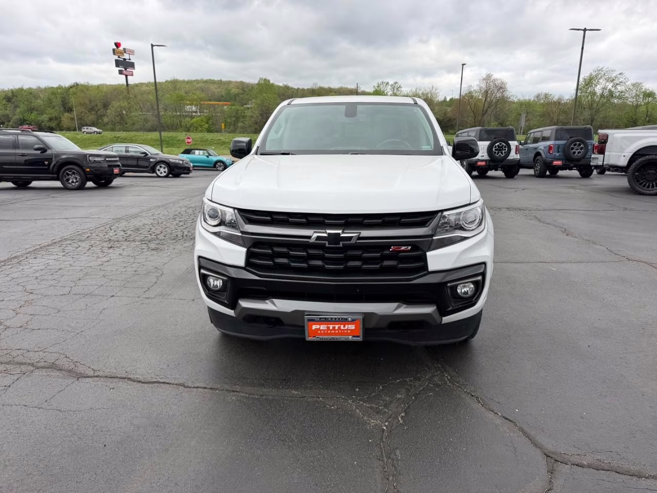 2021 Summit White Chevrolet Colorado Z71 4X4 Truck