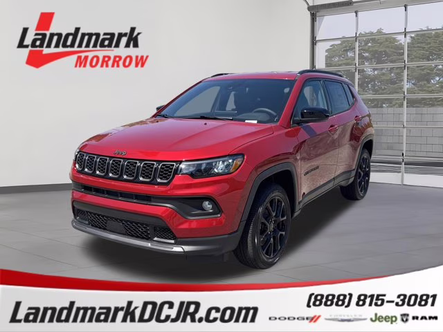 2026 Red Hot Pearlcoat Jeep Compass Latitude Altitude 4X4 SUV