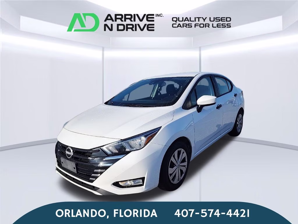 2024 Fresh Powder Nissan Versa 1.6 S FWD Sedan