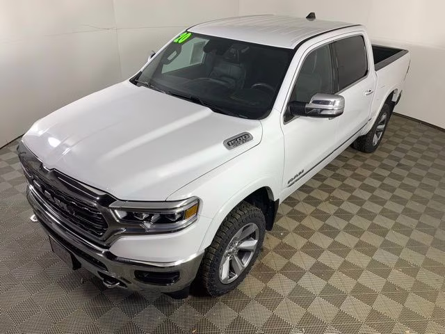 2020 Bright White Clearcoat Ram 1500 Limited 4X4 Truck