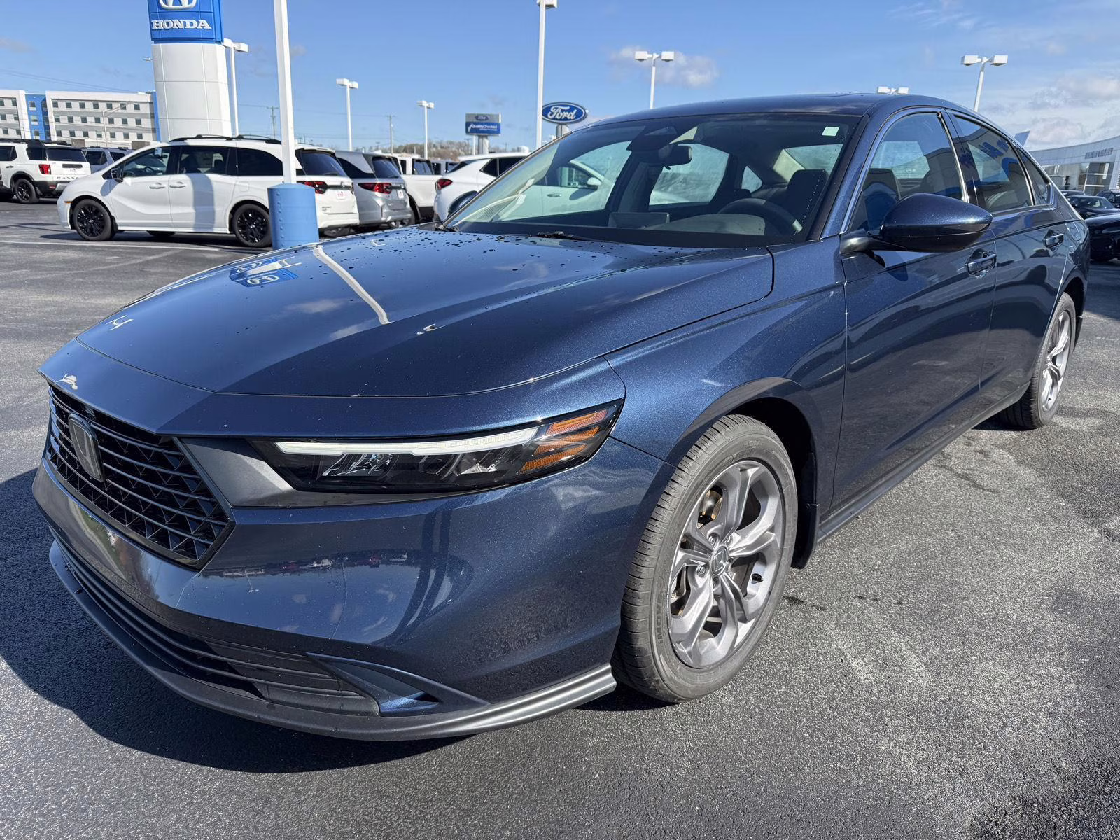 2024 Canyon River Blue Metallic Honda Accord Sedan EX FWD Sedan