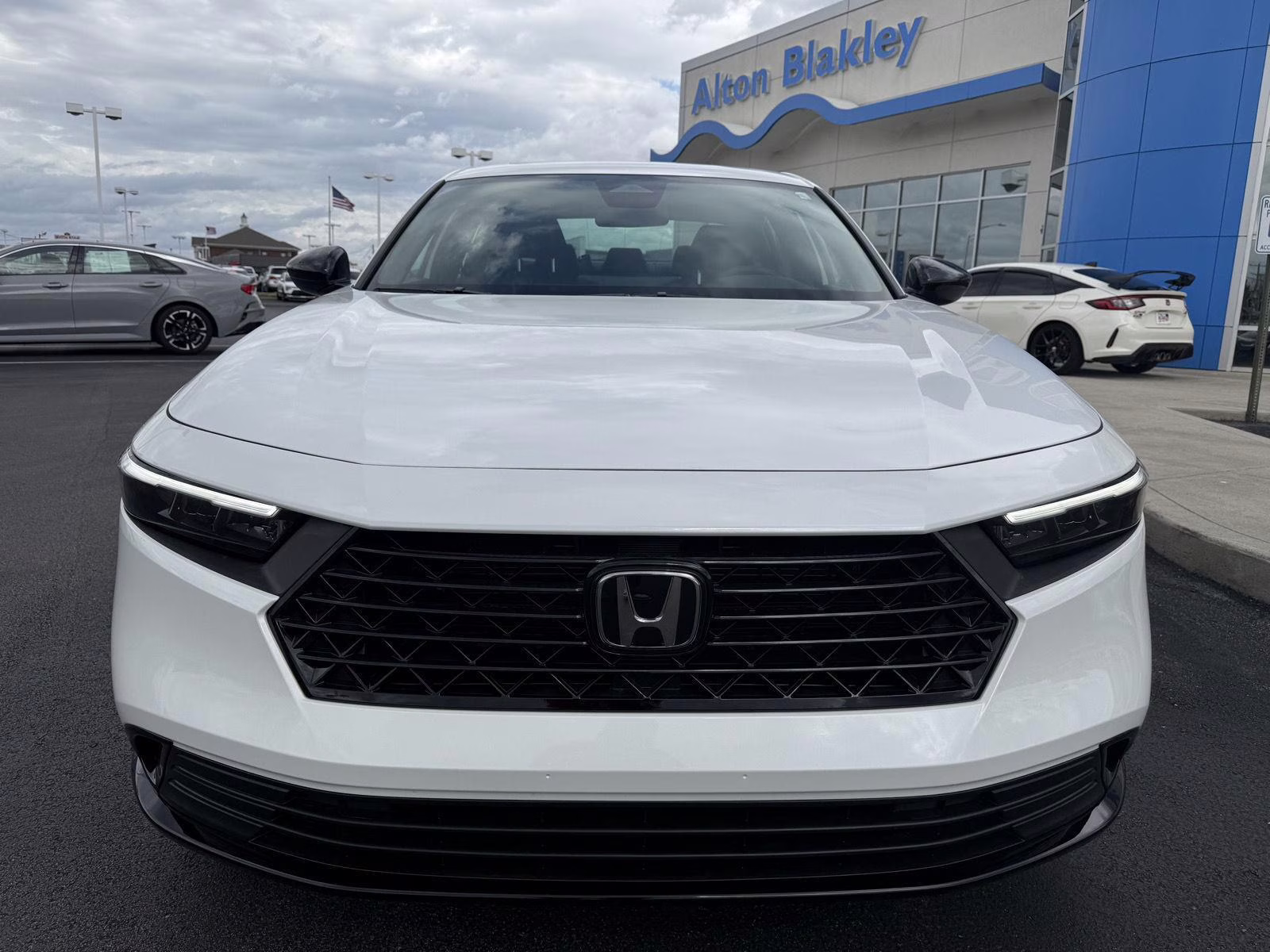 2026 Platinum White Pearl Honda Accord Hybrid Sport-L FWD Sedan