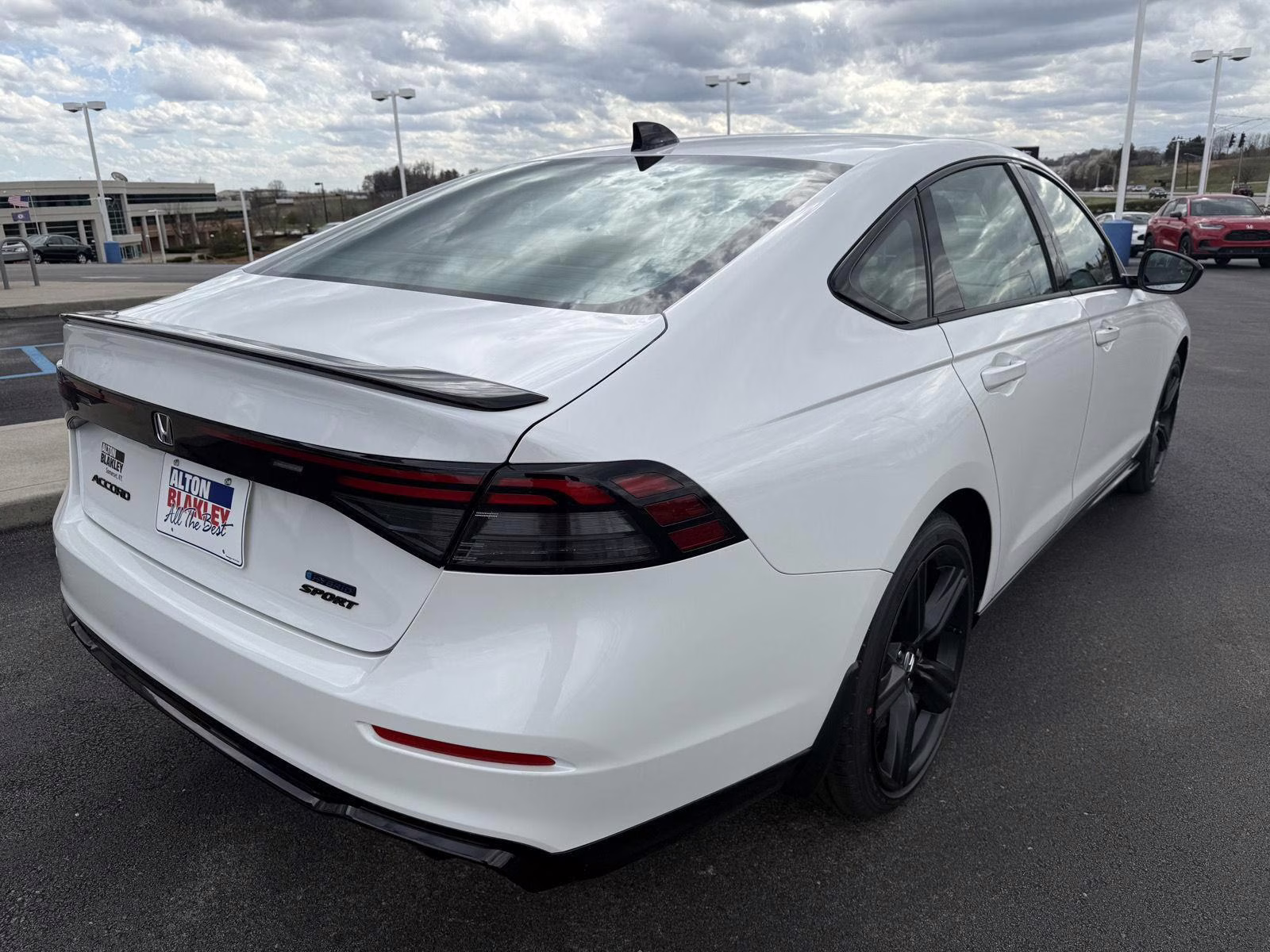 2026 Platinum White Pearl Honda Accord Hybrid Sport-L FWD Sedan