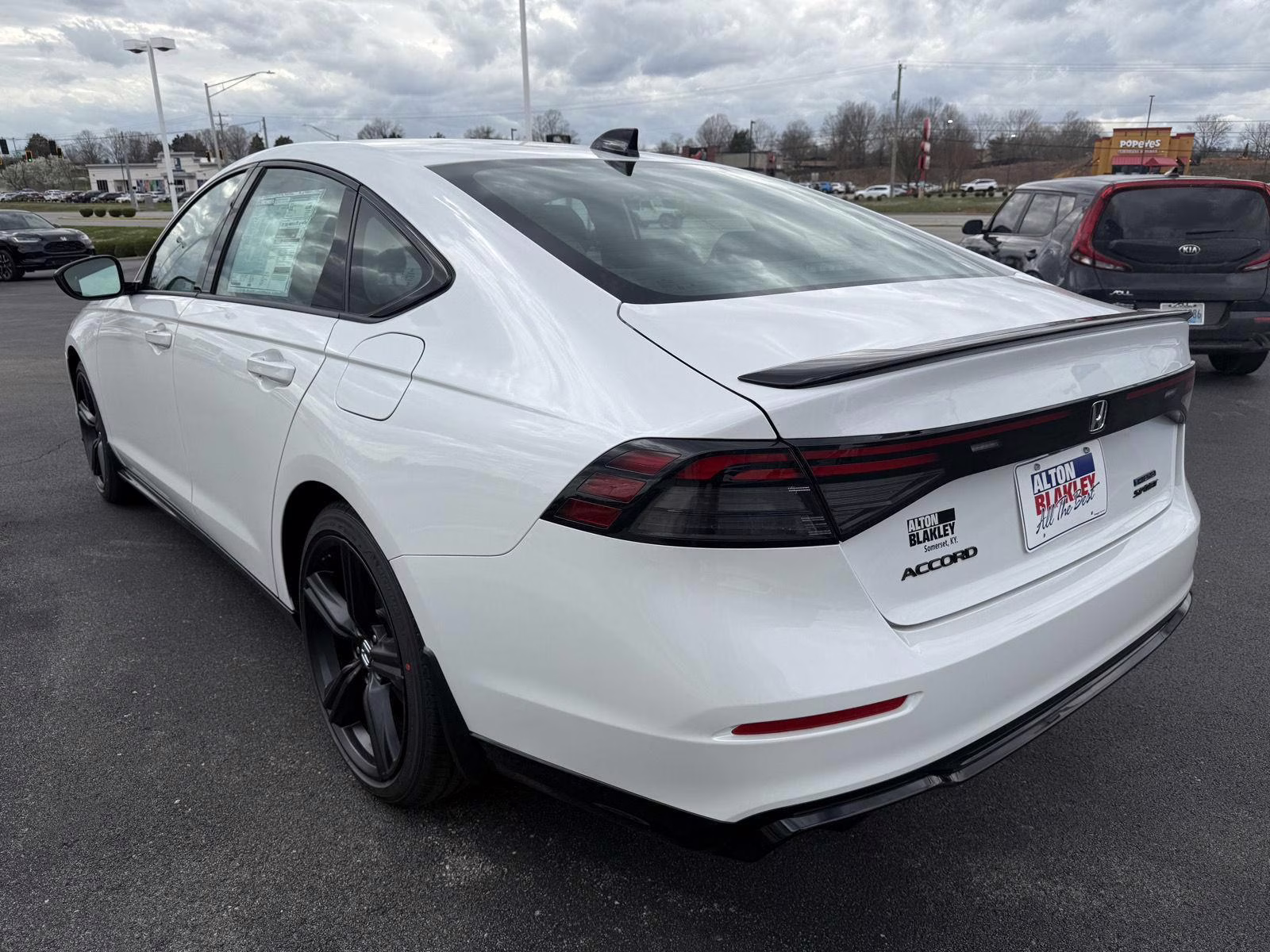 2026 Platinum White Pearl Honda Accord Hybrid Sport-L FWD Sedan