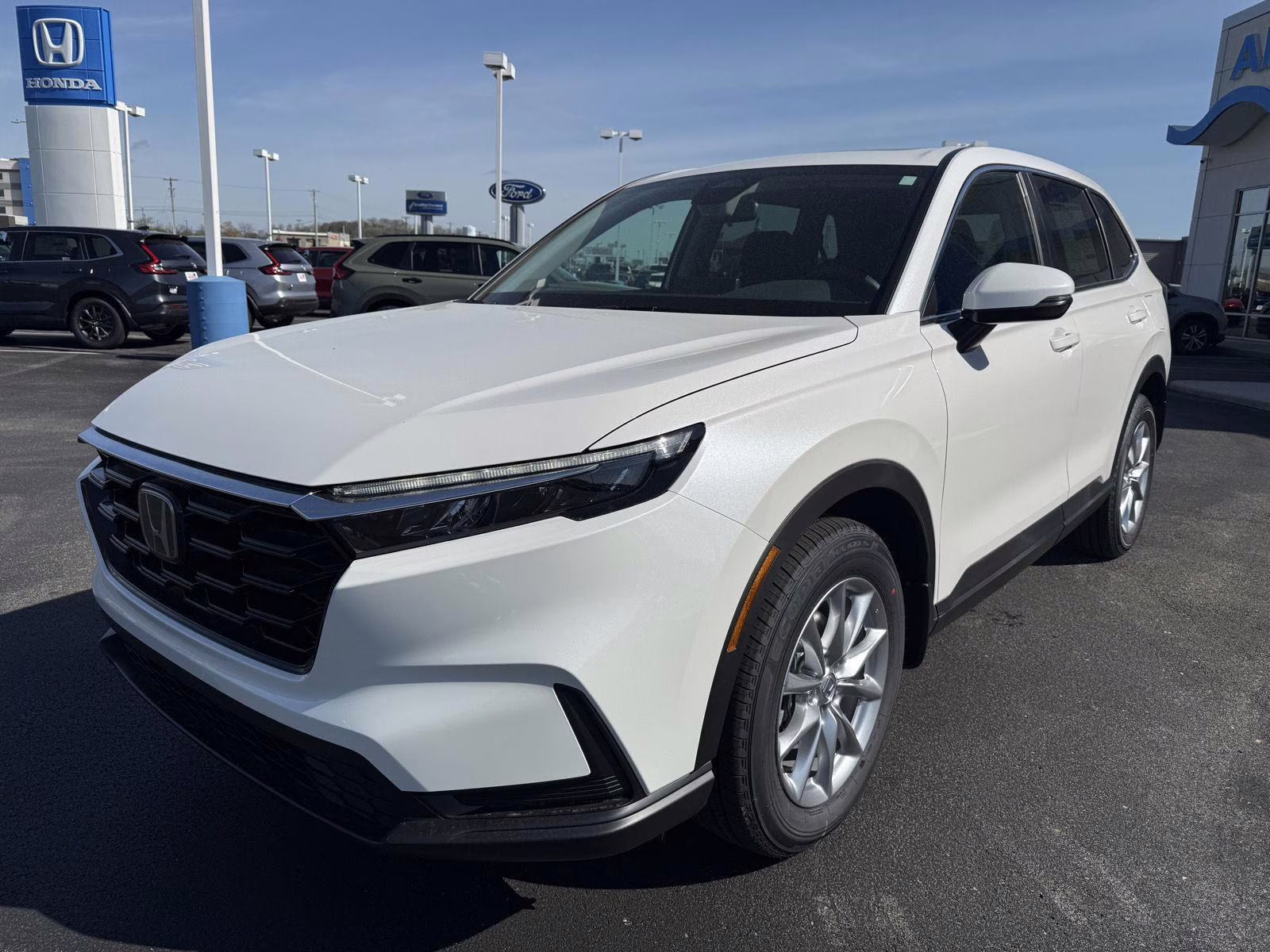 2026 Platinum white pearl Honda CR-V EX AWD SUV