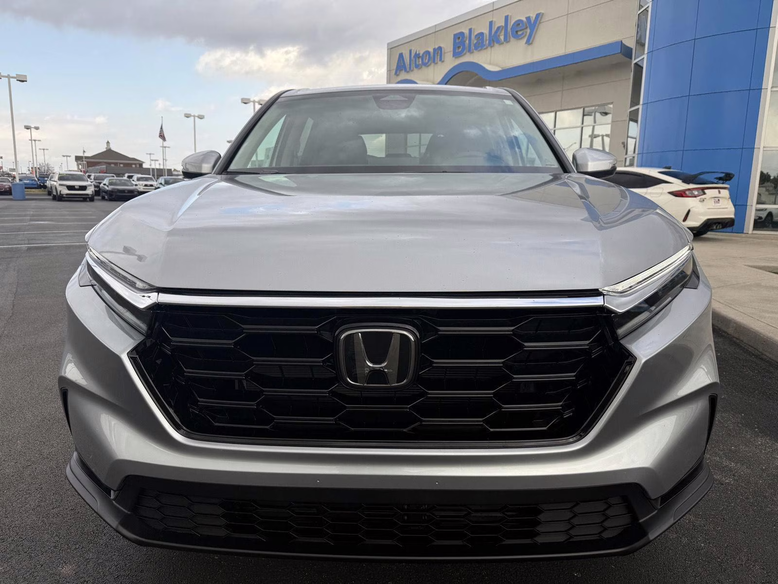 2026 Solar Silver Metallic Honda CR-V EX AWD SUV