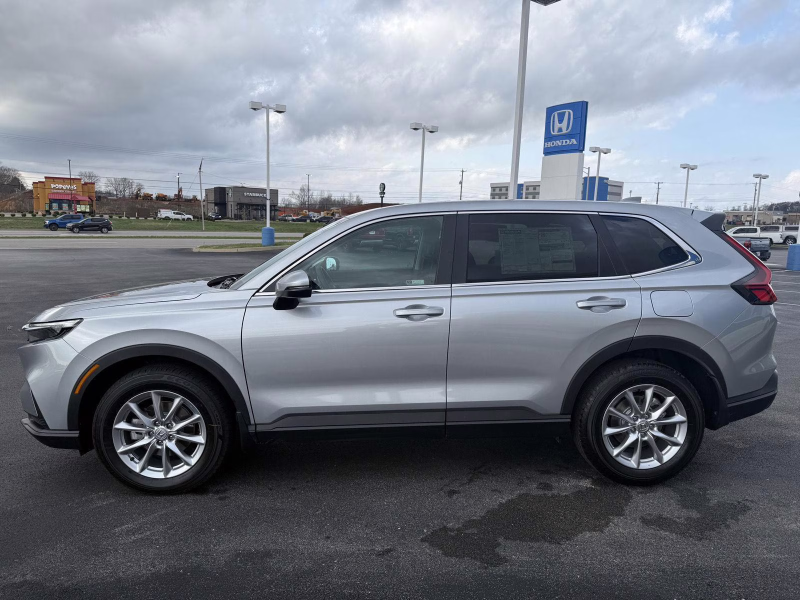 2026 Solar Silver Metallic Honda CR-V EX AWD SUV
