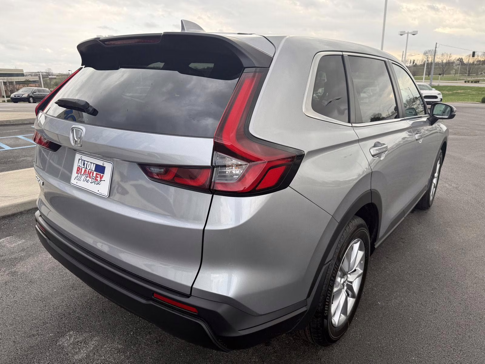 2026 Solar Silver Metallic Honda CR-V EX AWD SUV